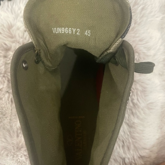 Valentino Garavani Military Green Men's Boots Sz 45/12 - Picture 10 of 11